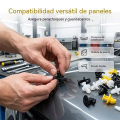 🚗 【 150 unidades】 Kit de Clips de Fijación para Coche｜Compatible con Múltiples Modelos 🔧