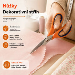 ✂️✂️ Profesionální nůžky na stříhání - ostré nůžky na stříhání látek