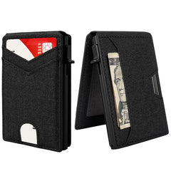 💳 Cartera Minimalista RFID con Sistema Pop-Up | Compacta, Segura y Elegante para Hombre ✨