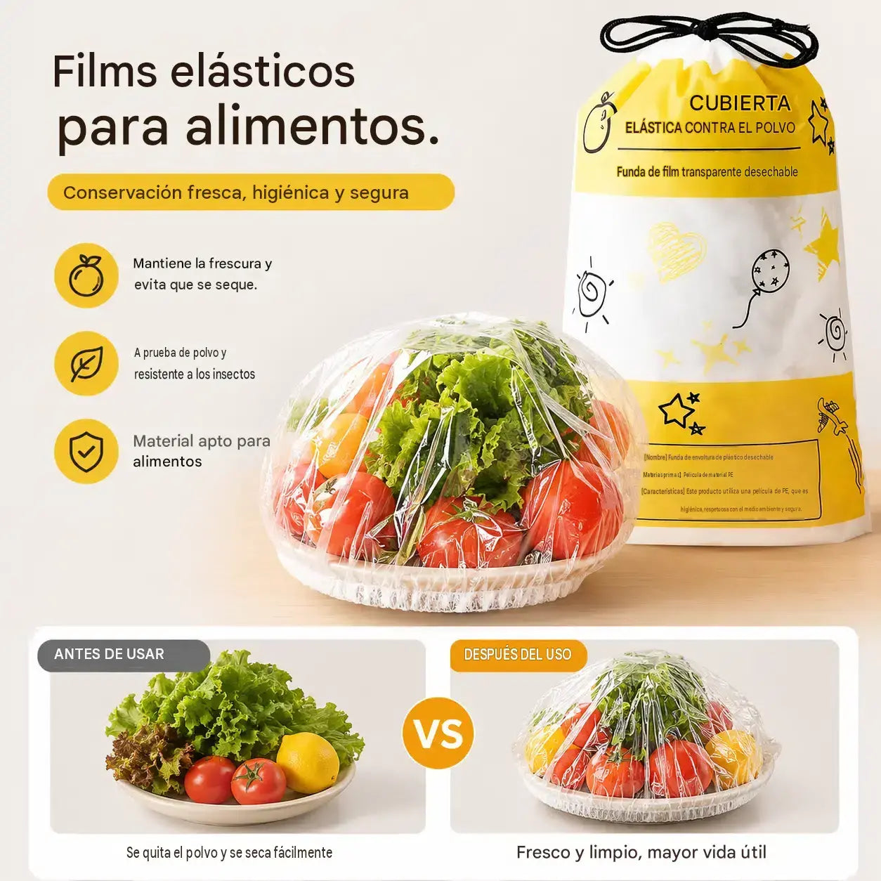 🔥500 unidades🔥 Envases desechables universales para alimentos