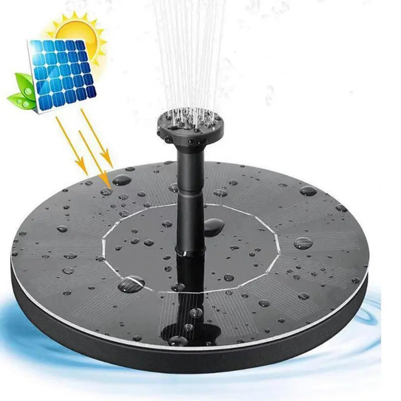 💥Fuente de agua alimentada por energía solar