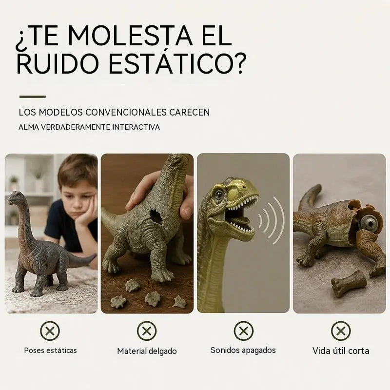 🦕 Brachiosaurus eléctrico andante: un juguete de dinosaurio con movimiento, efectos de sonido y ojos con luces LED.