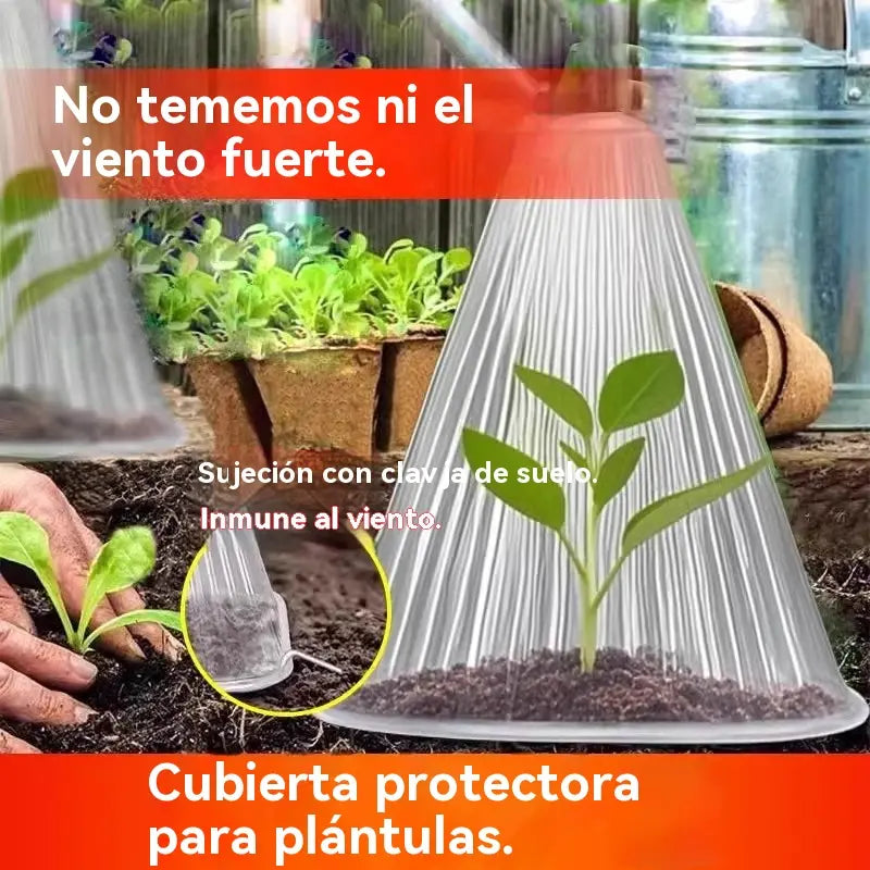 🔥20 piezas 25 euros🥬🥦Plántulas de melón, plántulas de hortalizas, cubiertas vegetales: conservación térmica, protección contra aves, insectos