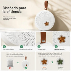 🌀💧Mini deshumidificador reutilizable para el hogar