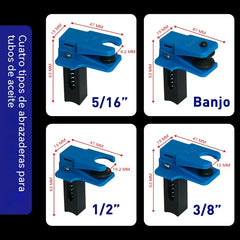 🚗Juego de 4 🔧 Clips Antifugas para Líneas de Freno｜Repara sin Derrames y Mantén tu Taller Limpio 🔧