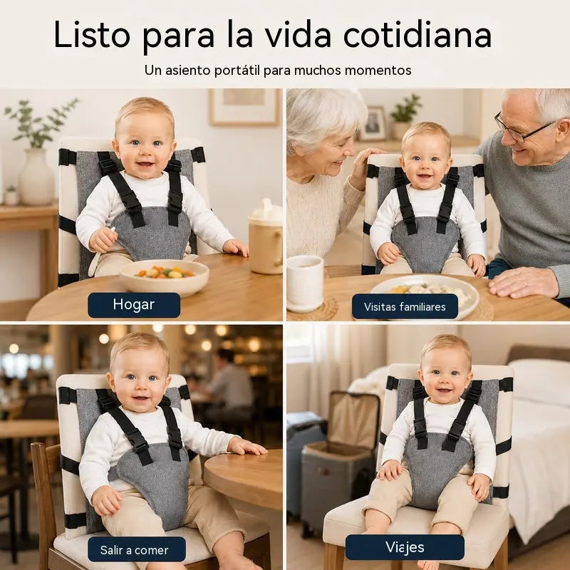 📢🔥 ¡50% OFF! ⏰ Arnés Portátil de Seguridad para Silla de Bebé | Sujeción de 5 Puntos 👶✨