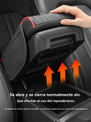 🚗👜Caja de almacenamiento multifuncional para coche 3 en 1 de piel.