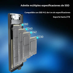📣【SSD externo pequeño】💫Alta velocidad de transferencia, diseño compacto, ligero, resistente a golpes, estable