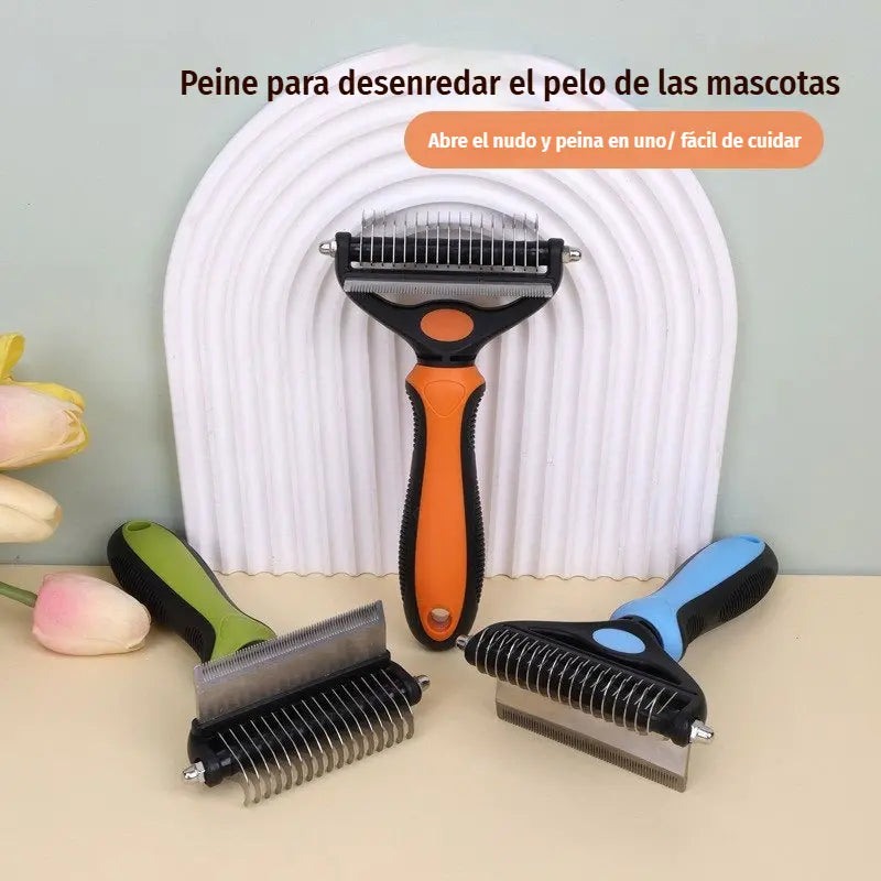 🐾✨ Cepillo Profesional para Perros y Gatos | Elimina Pelo Suelto y Cuida su Pelaje