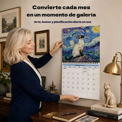 🏆🥳 50% DE DESCUENTO 🗓️🐱 Calendario de emojis de gatos 2027: humor diario y datos curiosos, se puede colgar directamente en la pared ✨