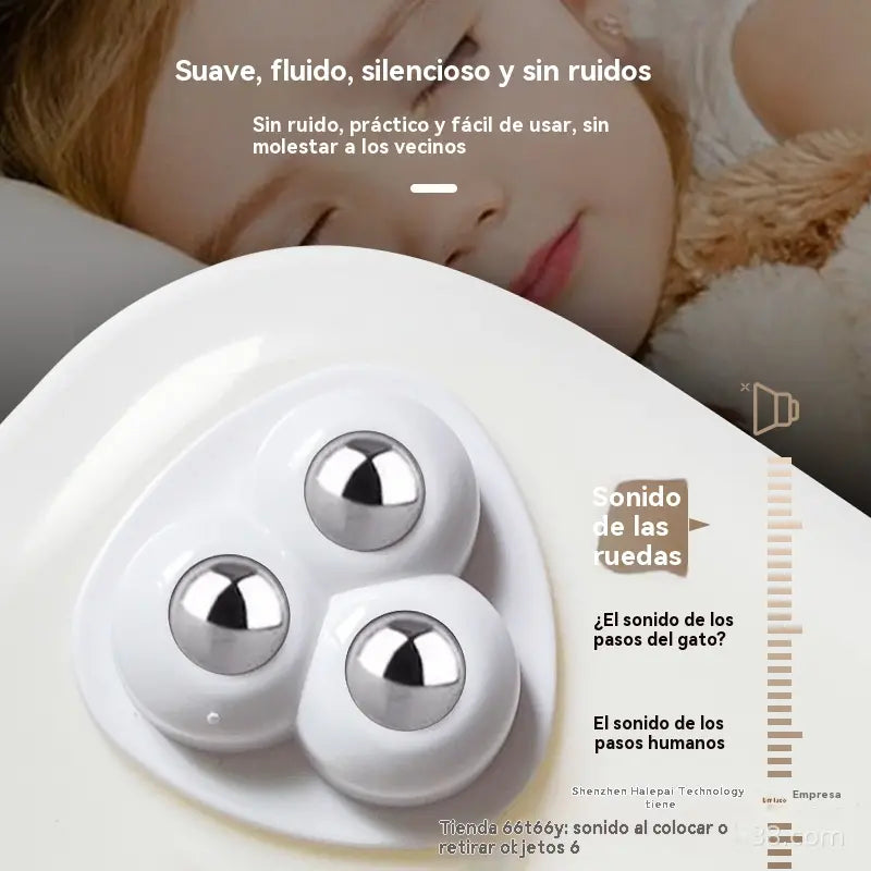 10 piezas 27 euros🛠️ Ruedas Multidireccionales Adhesivas 360° para Mover Muebles Fácilmente