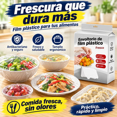 🔥【Oferta especial de último día: 50% de descuento】✨500 envoltorios de plástico reutilizables y flexibles aptos para alimentos