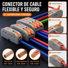 【 30 piezas】Conector de cable eléctrico multifuncional