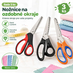 ✂️Profesionálne zúbkované nožnice na šitie, remeslá a každodenné kutilské projekty