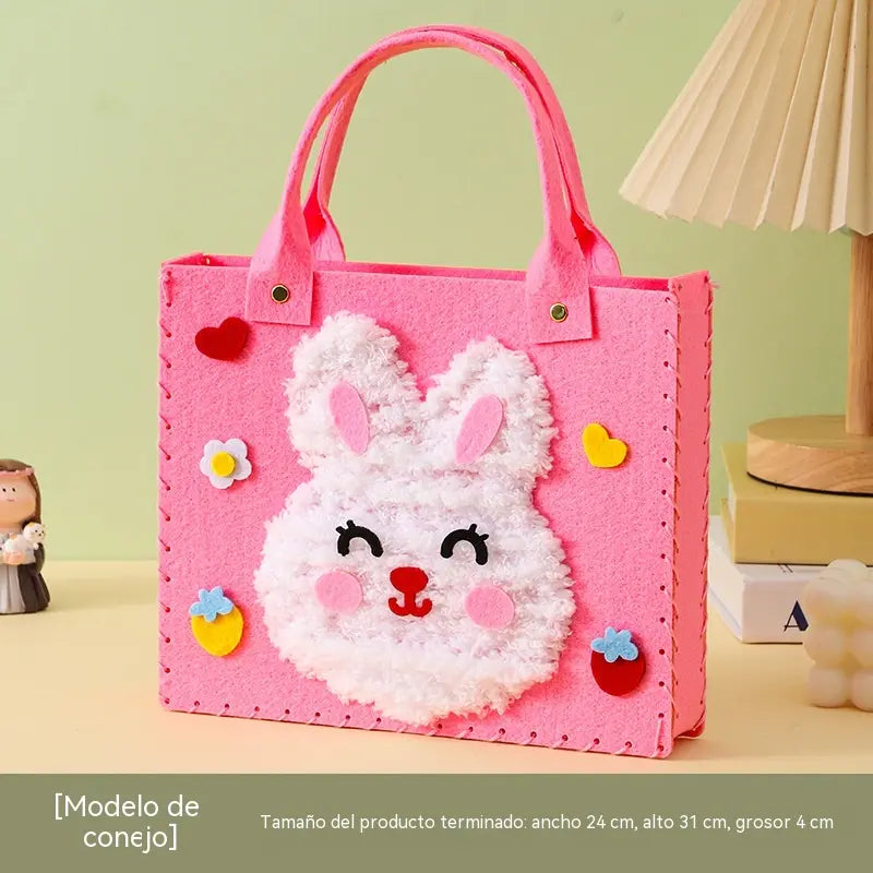 🧸🎨Kit de manualidades para niños: ¡Haz tu propia bolsa de peluche!
