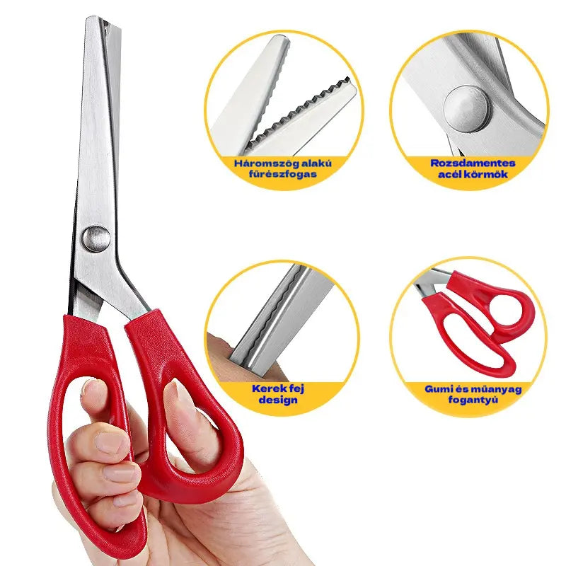 ✂️✨ Barkács varró- és csipkeolló 🧵💖 Precíz és egyszerű vágás minden alkalommal, segítve saját remekművek létrehozását 🎀🌟