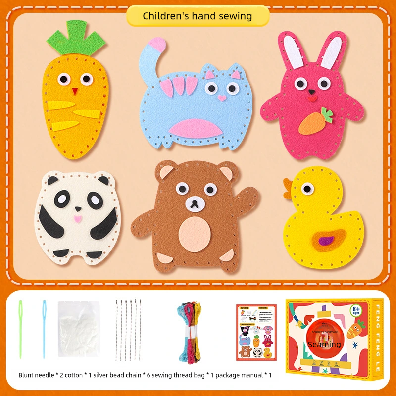 🧵🎁【1 juego 26 euros】Kit de costura hecho a mano DIY interesante para niños — Sigur şi liniştitor