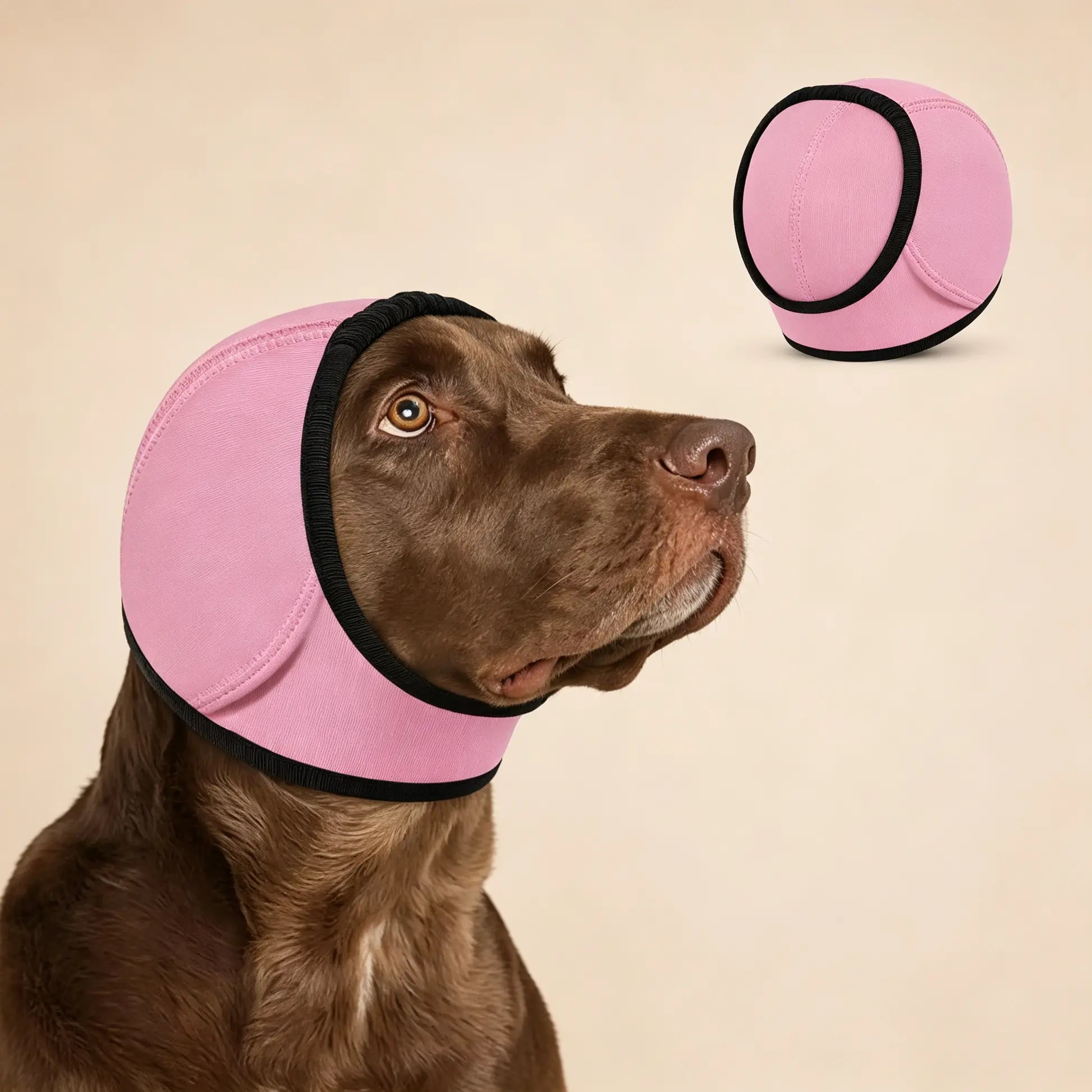 🐶 Diadema protectora para perros: reduce el ruido y es impermeable. Fabricada con caucho de neopreno de alta calidad, protege las orejas de tu mascota y la calma. ✨🌊
