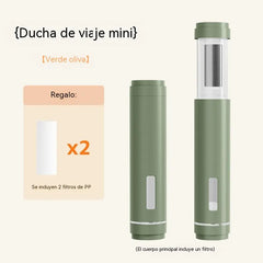 🚿💧 Filtro Compacto para Ducha con Cartucho Reemplazable — ¡Instálalo Fácilmente y Mejora tu Rutina!