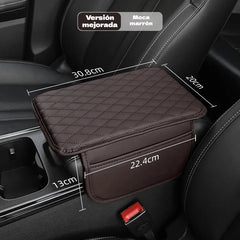 📢📢 ¡50% de descuento! 🚗 Elevador de reposabrazos universal de cuero para coche: posición más cómoda y elevada del reposabrazos.