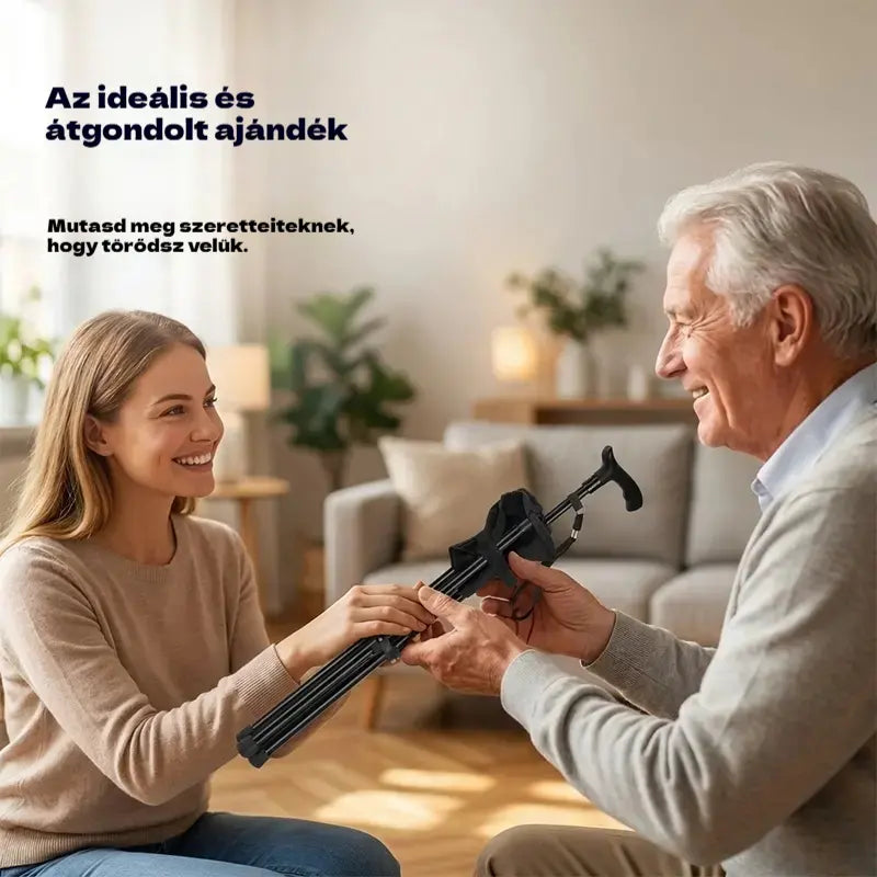 ✨2 az 1-ben összecsukható sétabot székkel, a mankók leesésgátlóak, összecsukhatóak és hordozhatóak✅