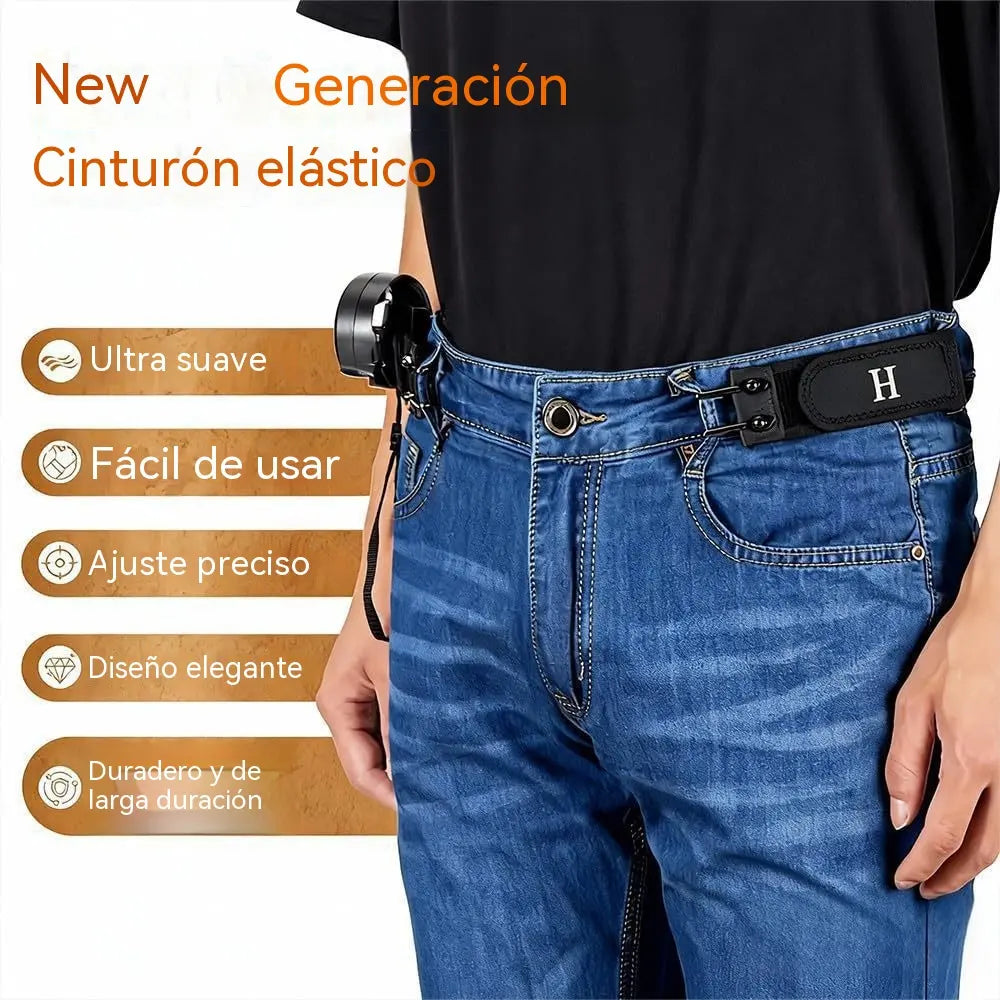 👖 Cinturón Elástico Sin Hebilla | Ajuste Cómodo y Discreto ✨