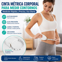 📏✨【Compra 1 y llévate 2 gratis】 Cinta métrica corporal para medir contornos | Medición Rápida y Precisa, Uso Diario【¡Solo 3.3€ por pieza!】