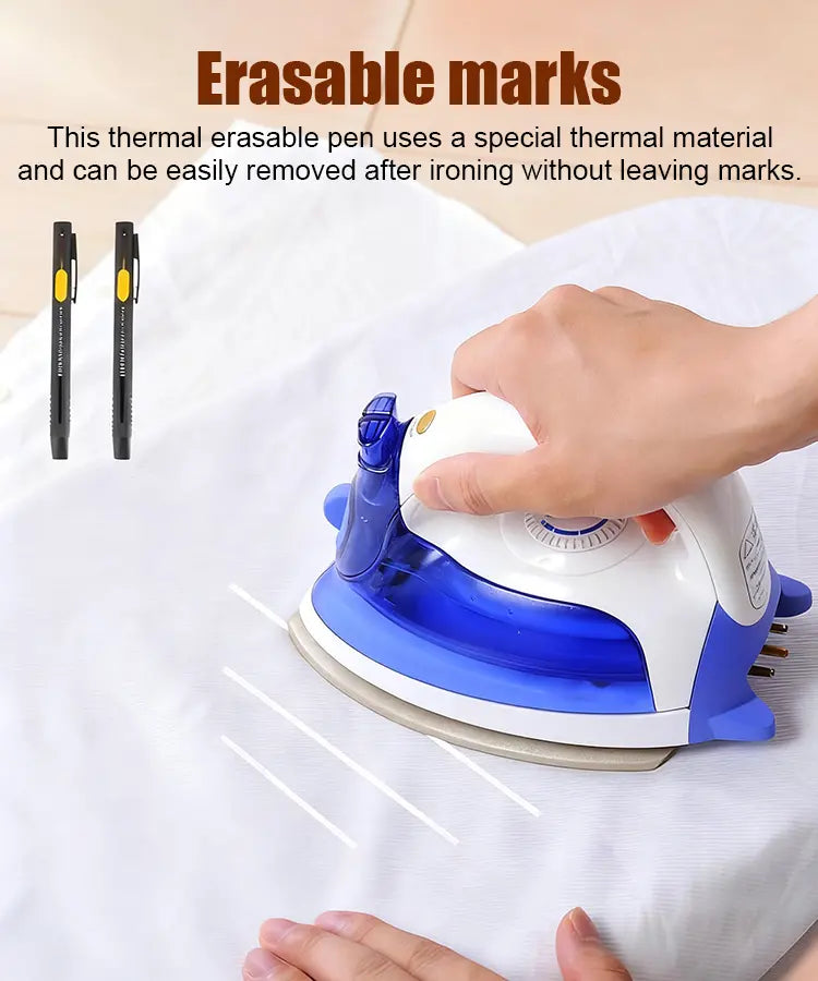 🧵20 piezas🧵 Tiza de Costura Invisible Retráctil | ¡Marcas Precisas que Desaparecen con Calor!