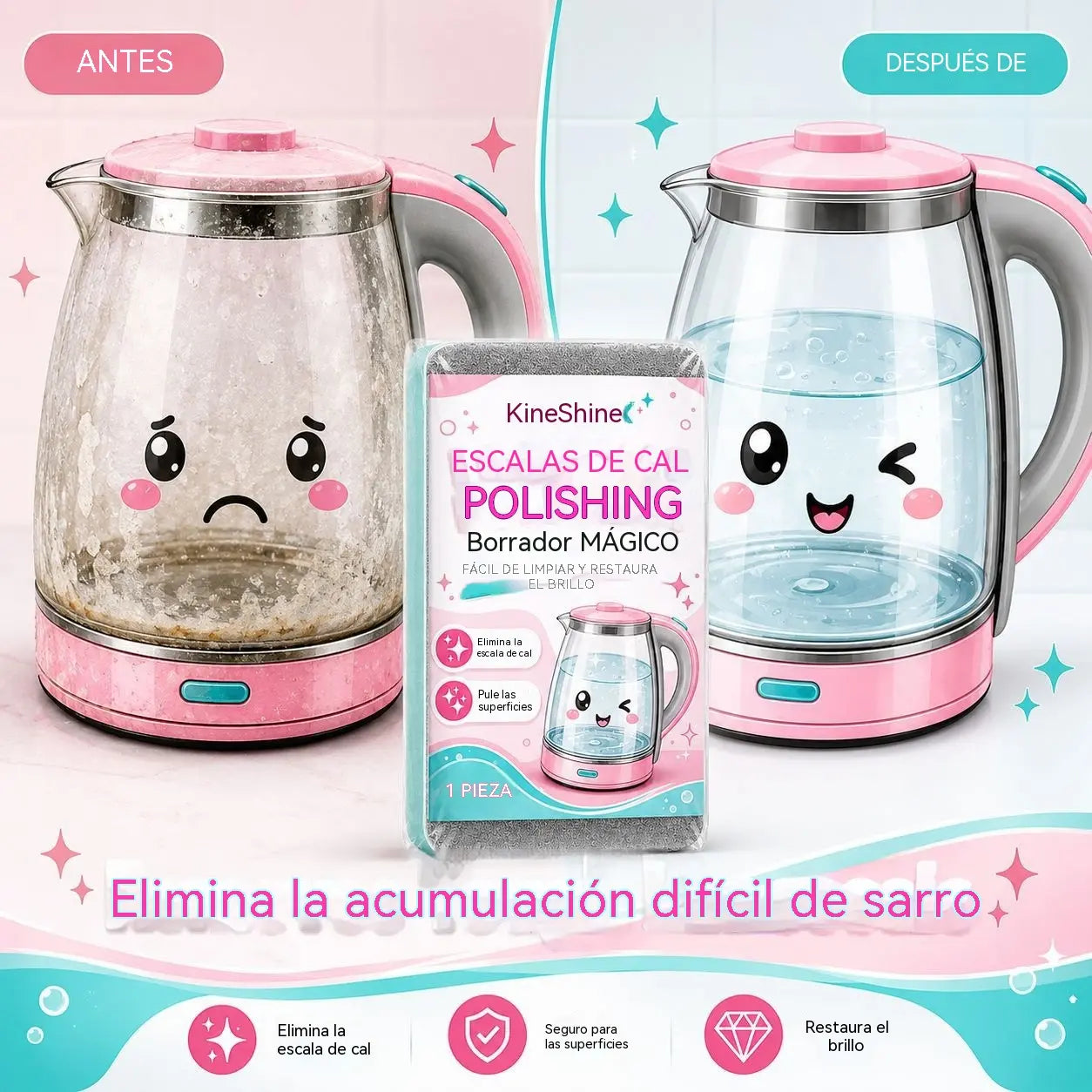 🚿5 artículos por 27 euros✨Esponja mágica para pulir escamas
