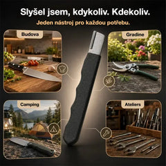 🔪 Tupý nůž se během vteřiny naostří! Přenosný multifunkční brousek na nože z tvrdé slitiny – kupte dva, dva zdarma, 4 kusy dostanete zdarma! ✨🛠️