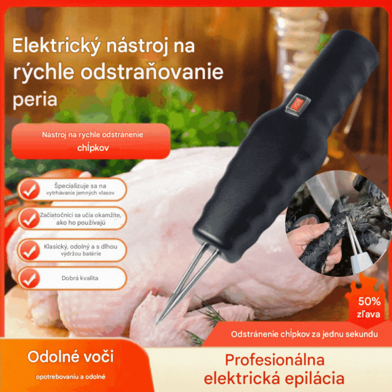 Rychlý elektrický odstraňovač drůbežích chlupů