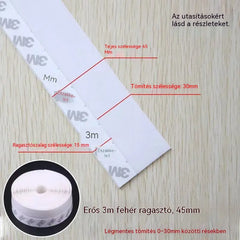 🚪 PVC ajtó alsó tömítőszalag – Por- és huzatálló
