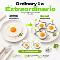 🔥50% de descuento🔥🍳Sartén para huevos de acero inoxidable【Paquete de 10 piezas】