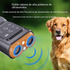 🌠Compañero silencioso: 🐶Dispositivo ultrasónico para controlar los ladridos de perros con luz intermitente.
