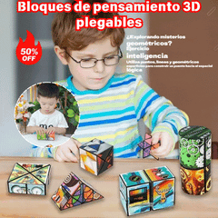 🔥【Compra 3, llévate 3 gratis】Cubo de Rubik con deformación geométrica, rompecabezas 3D, bloques de construcción🧩Precio medio desde 5 euros