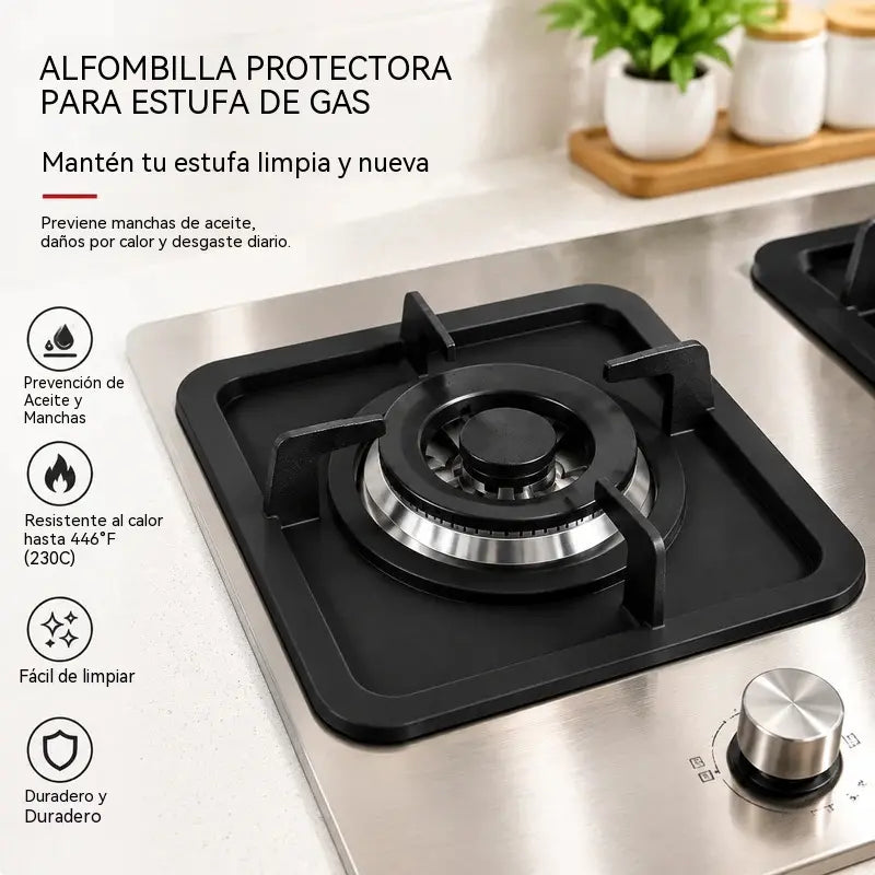 🍳😩Protector de silicona reutilizable para estufa de gas