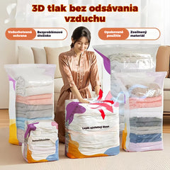 【Juego de 5 piezas】 Bolsa de almacenamiento de vacío grande y comprimible: no requiere bomba, es a prueba de fugas e ideal para ahorrar espacio en la maleta y el hogar