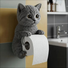 🐱 Adorable portarrollos de papel higiénico con estampado de gatos