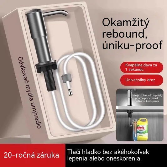 Súprava na predĺženie hadičky dávkovača saponátu do drezu