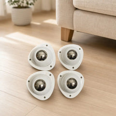 🥳¡Oferta especial 2026! 🥳💞¡Más de 50.000 unidades vendidas! 🏠🧺 Ruedas autoadhesivas: rotación de 360°, diseño con rodamientos de bolas de acero inoxidable. Mueve fácilmente muebles, macetas y armarios. 👵