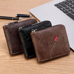 👝 ¡Cartera para Hombre con Cremallera: Elegante, Compacta y con Gran Capacidad!