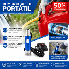 【Bomba de aceite eléctrica】Nueva bomba de aceite con batería de litio Denaqi, 21 V, bomba de aceite y agua de doble uso, batería de litio