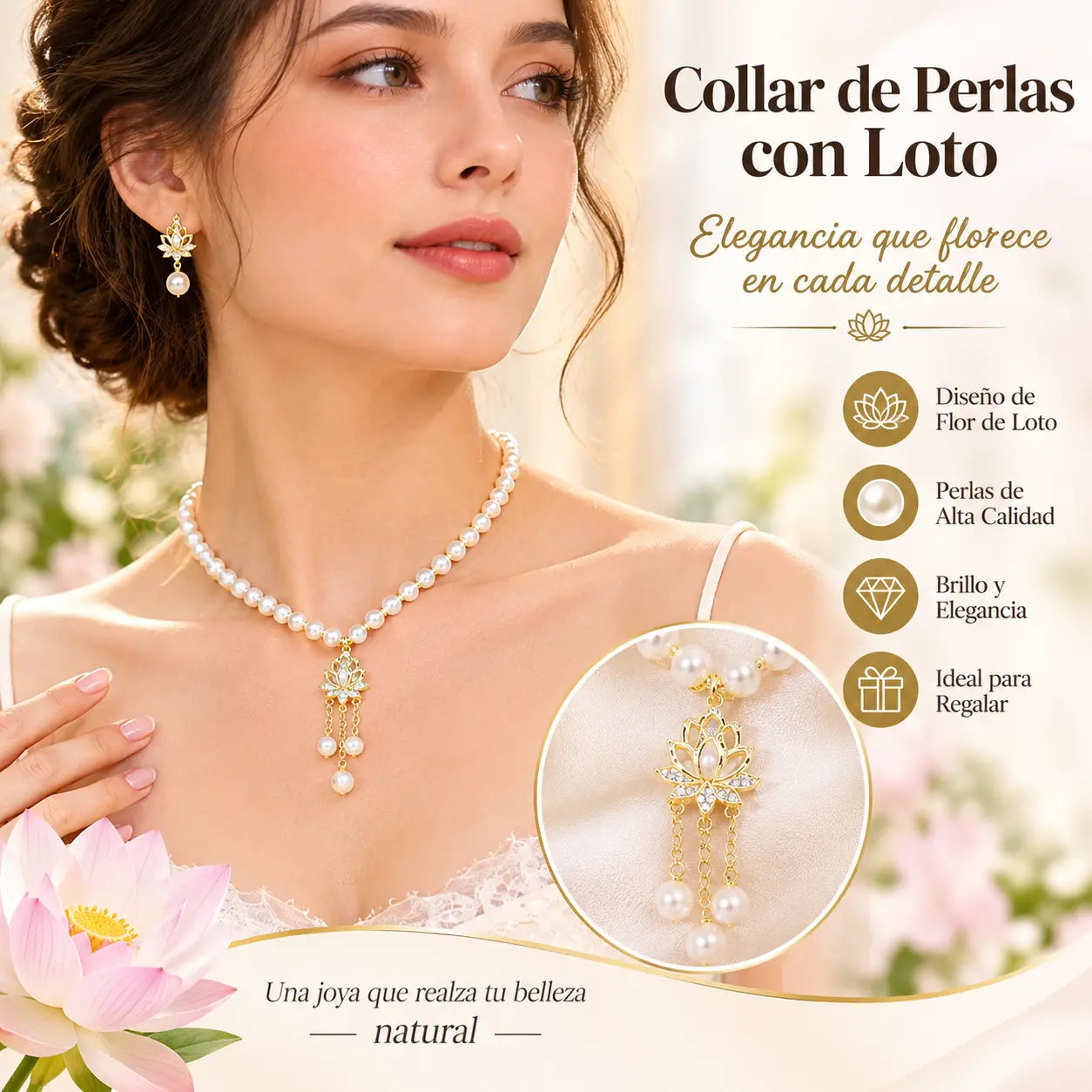 🧡Collar de perlas de clavícula con temperamento