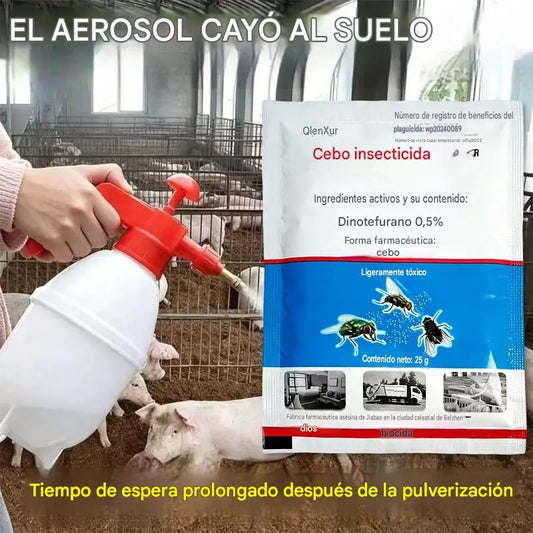 【10 Paquetes】🦟 Especialmente diseñado para el control de mosquitos y moscas en granjas, ¡un paquete puede matar pulgas/saltamontes/cucarachas/moscas/mosquitos!