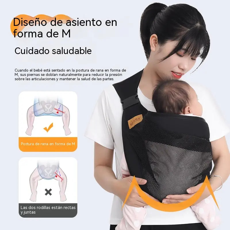 👶 Portabebés ligero y ergonómico | Perfecto para paseos y viajes ✈️