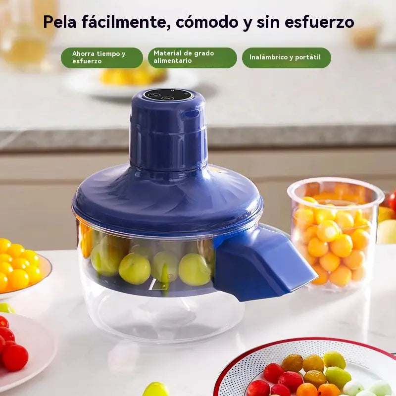🍇 Pelador Automático de Frutas y Ajos | ¡Listo en 15 Segundos!