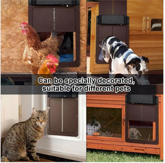 🚪 Puerta automática para gallinero con sensor de luz – impermeable, segura y fácil de instalar 🐔✨