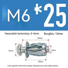 🔥50% KEDVEZMÉNY【100 darabos】M4M5M6 Táguló csavaros sapkás anya Szegecsanya