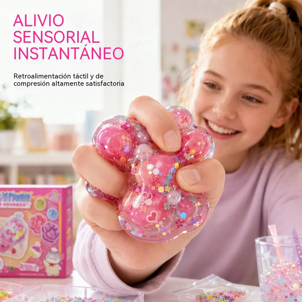 🐱 ¡OFERTA ESPECIAL! ✨ Kit DIY Squishy de Helado — Crea, Moldea y Personaliza tu Propio Juguete Antiestrés
