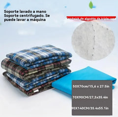 🛏️ Protector de cama lavable y absorbente – Impermeable y antideslizante para una mayor protección**